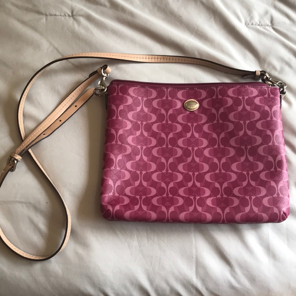 Pink COACH Crossbody